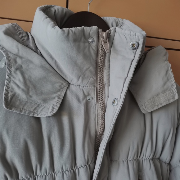 ASOS WHITE boxy puffer jacket with concealed hood (M) - Picture 8 of 15